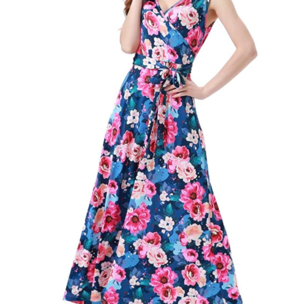 Long Floral Dress